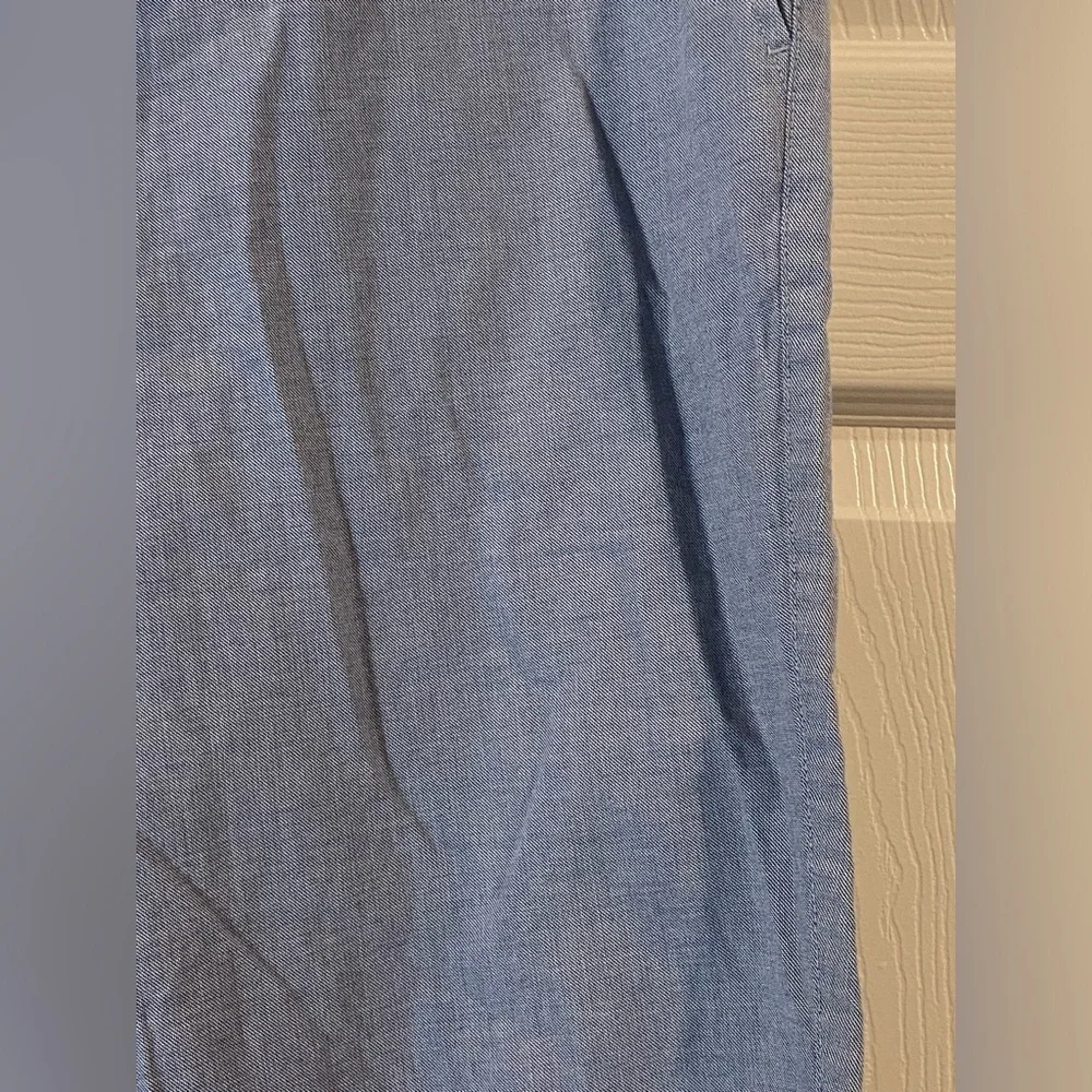 Banana Republic Blue Mens Chinos Size 35x32 Aiden Fit